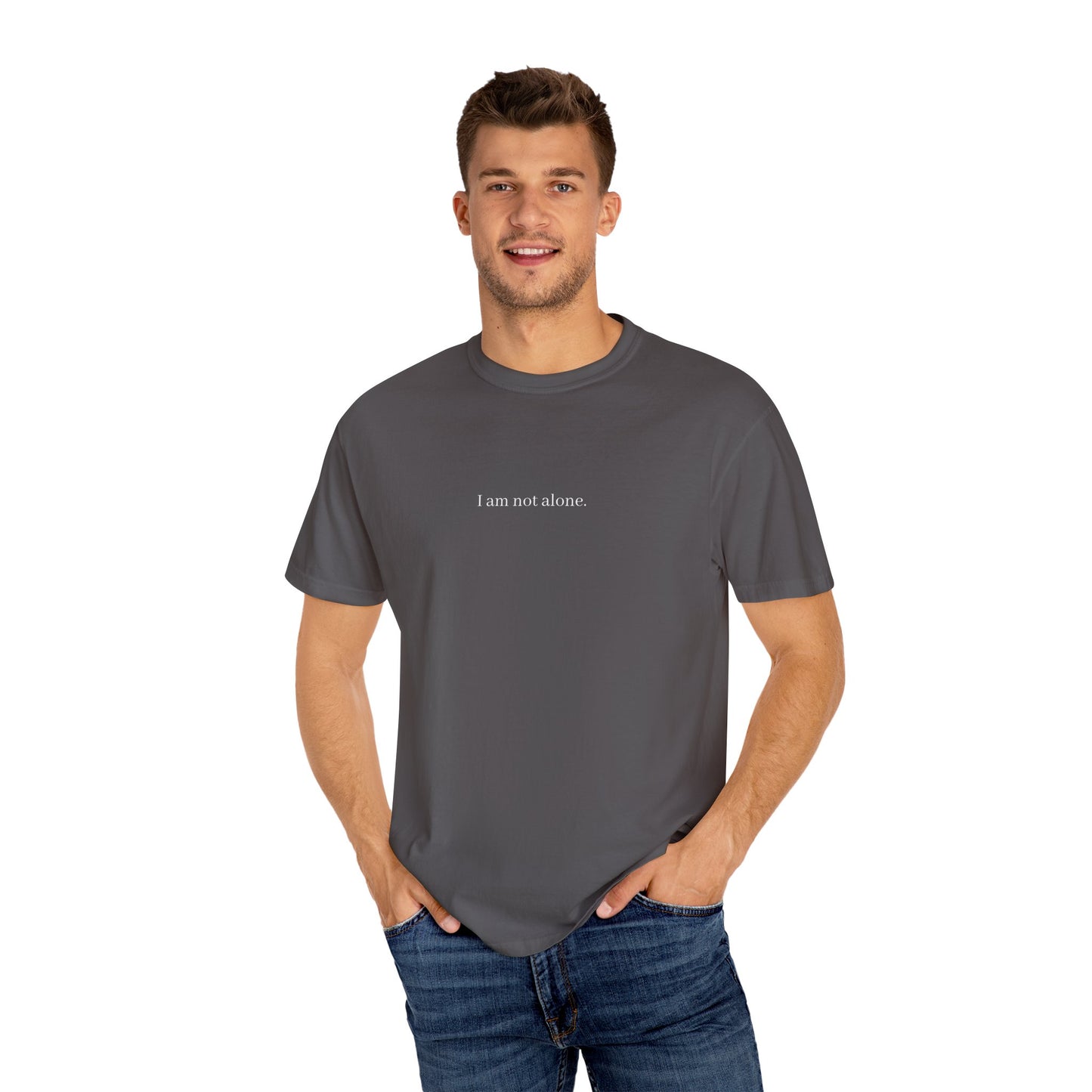 "I am not alone." T-shirt Design