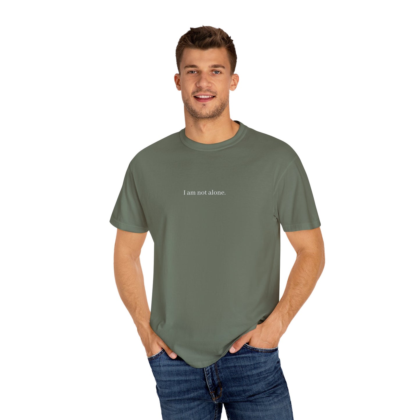 "I am not alone." T-shirt Design
