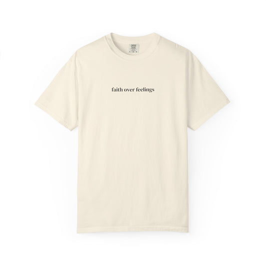 "Faith Over Feelings" T-shirt Design